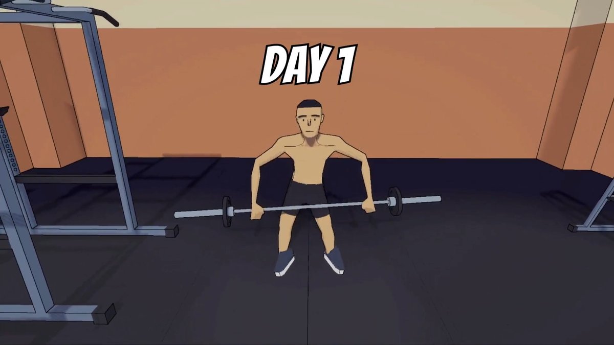 Trailer for 'Ego Lifting Simulator' the physics ragdoll simulator where you control every rep to get as jacked as possible