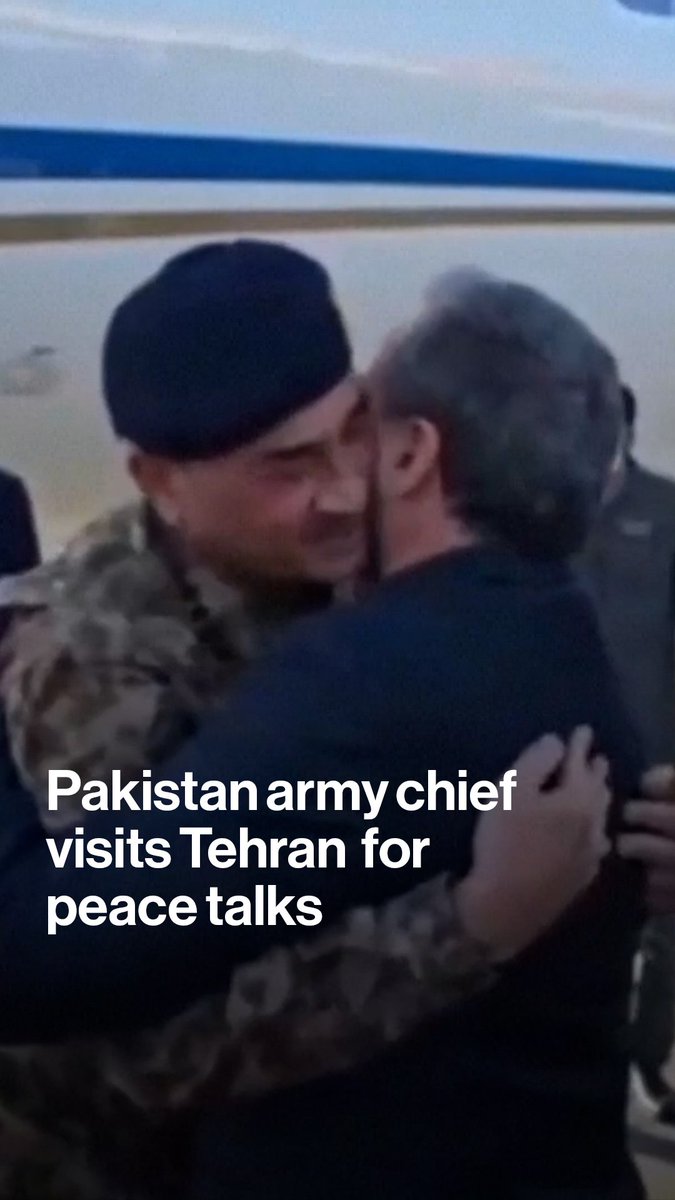 Pakistan’s army chief landed in Tehran to help revive US-Iran talks after failed negotiations in Islamabad. Field Marshal Asim Munir was welcomed by top Iranian officials amid ongoing mediation efforts: