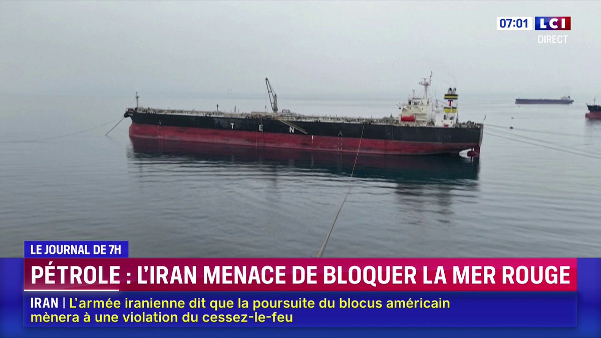 🔴 Pétrole : l'Iran menace de bloquer la mer rouge