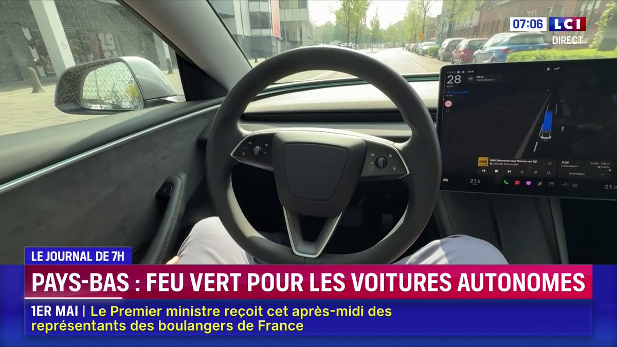 🇳🇱 "C’est magique" : les Pays-Bas, premier pays en Europe à autoriser la conduite sans toucher le volant
