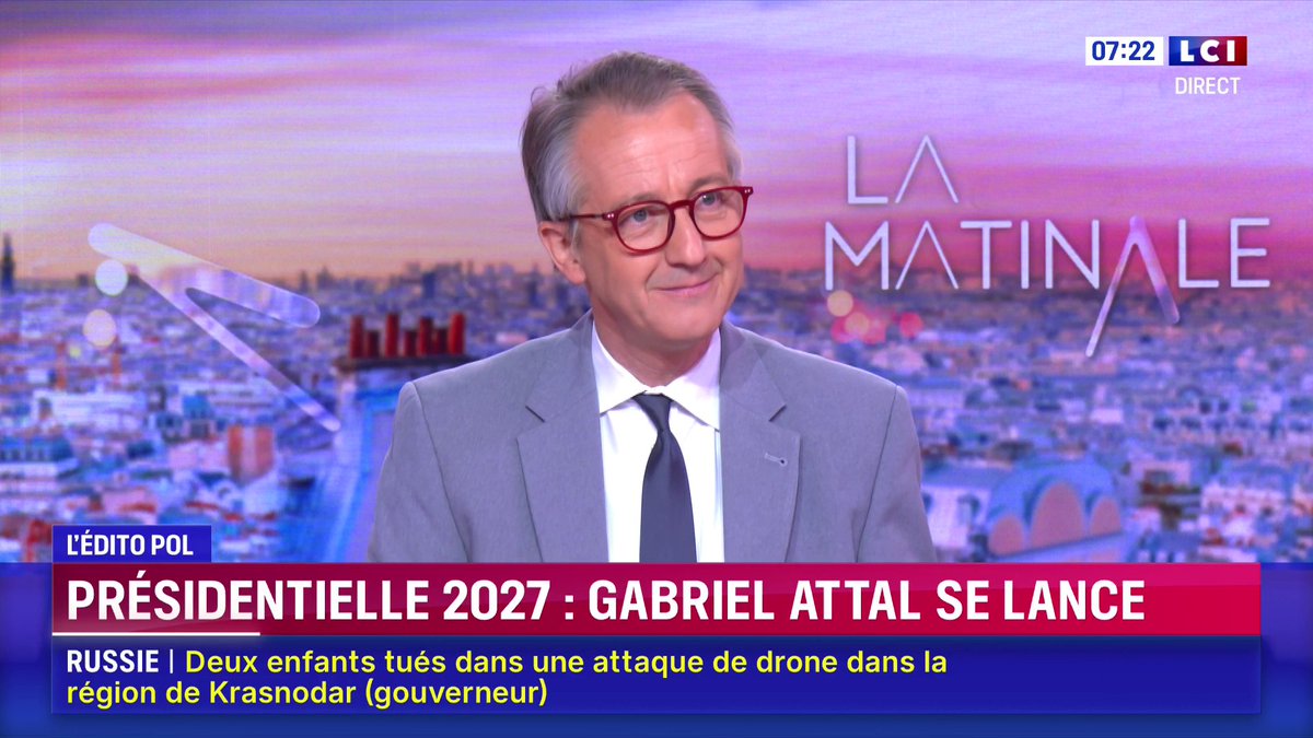 Présidentielle 2027 : Gabriel Attal se lance 📺 L'édito politique de Christophe Barbier