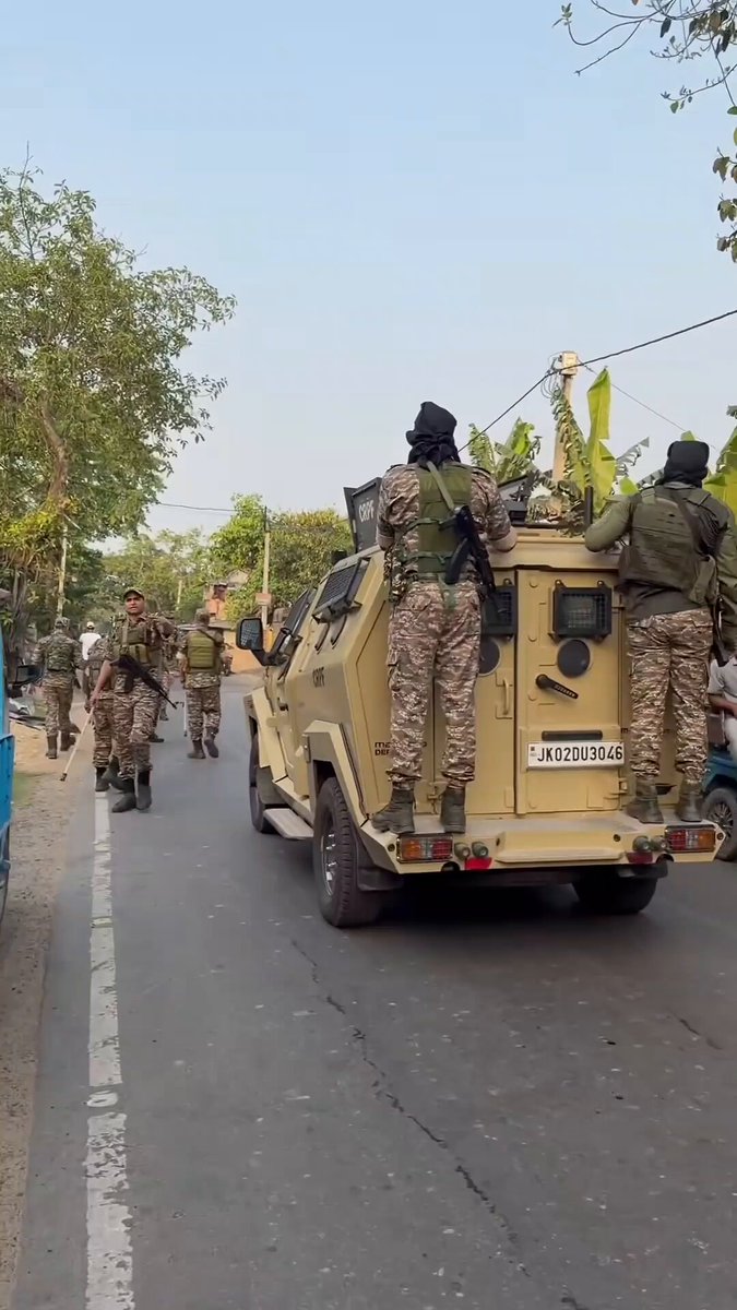 This CRPF vehicles has been a cause of fascination for many in Bengal, they have brought 2-3 for each Lok Sabha Constituency.