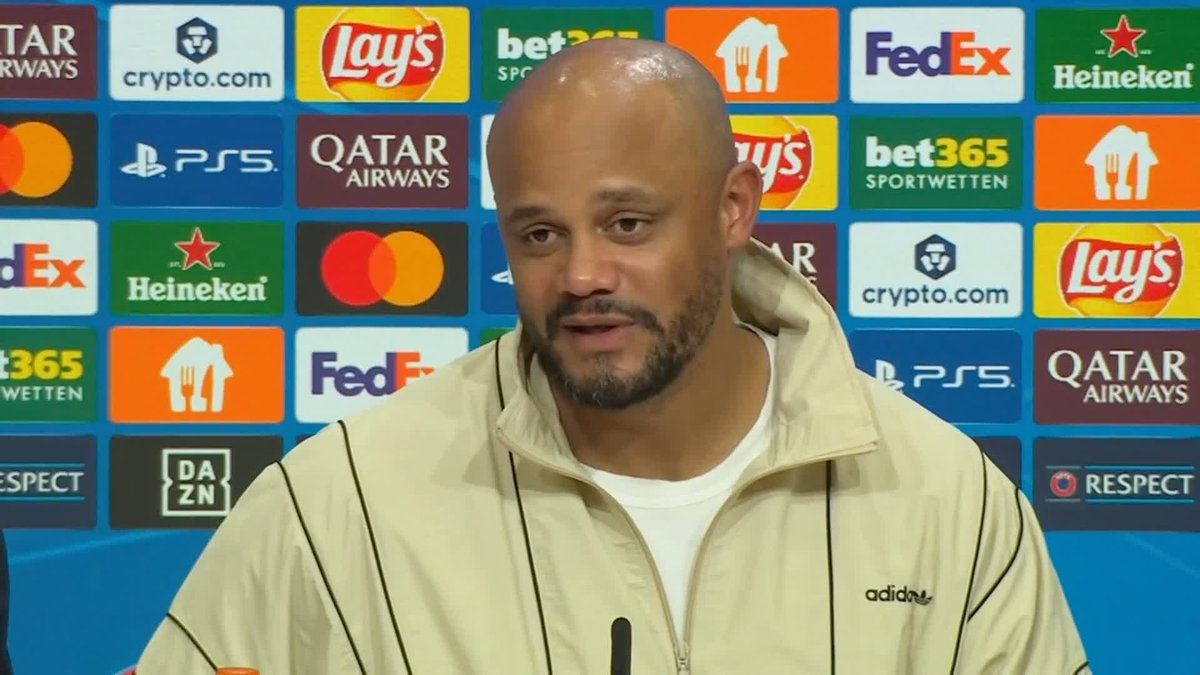 "No one in this room would want to compare it to the game today but it was amazing" 🤝 Vincent Kompany likens Bayern Munich’s win over Real Madrid to Burnley doing the double over Blackburn 🤩