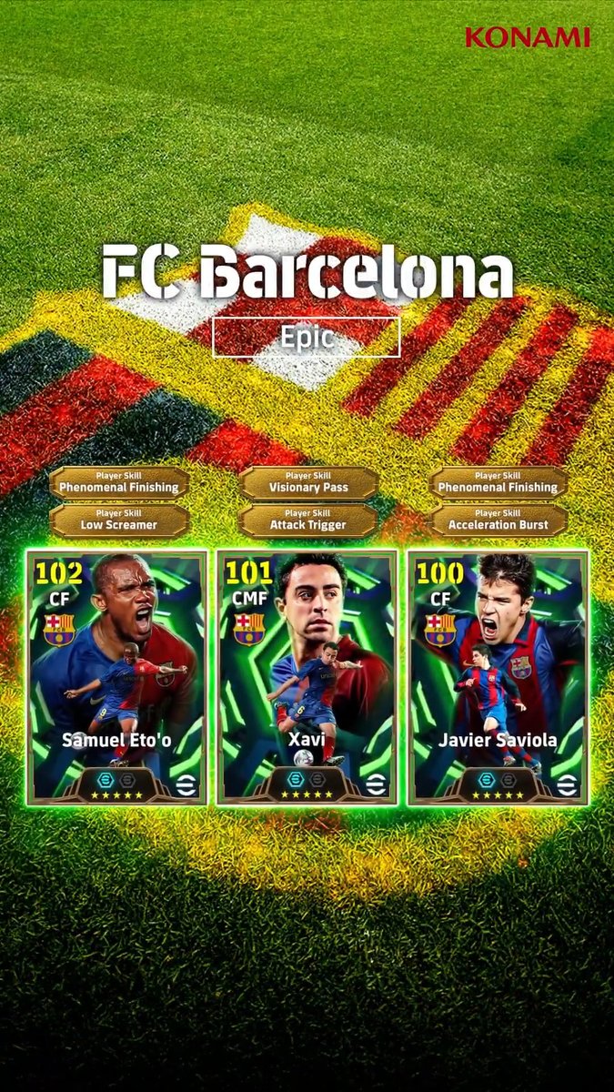 Epic : FC Barcelona Trailer 🏟️🎥 🇨🇲 Samuel Eto'o 🇪🇸 Xavi 🇦🇷 Javier Saviola #eFootball2026 | #eFHUB