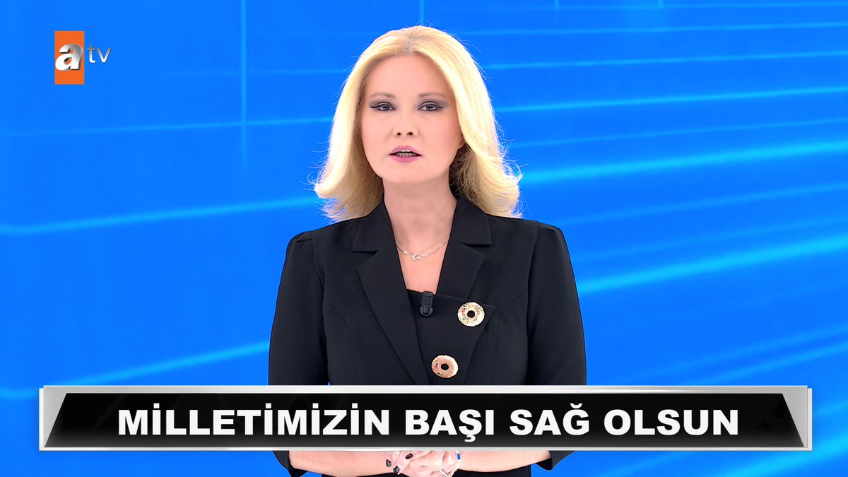 Milletimizin başı sağ olsun. #MügeAnlıİleTatlıSert #MügeAnlı @mugeanliatvde