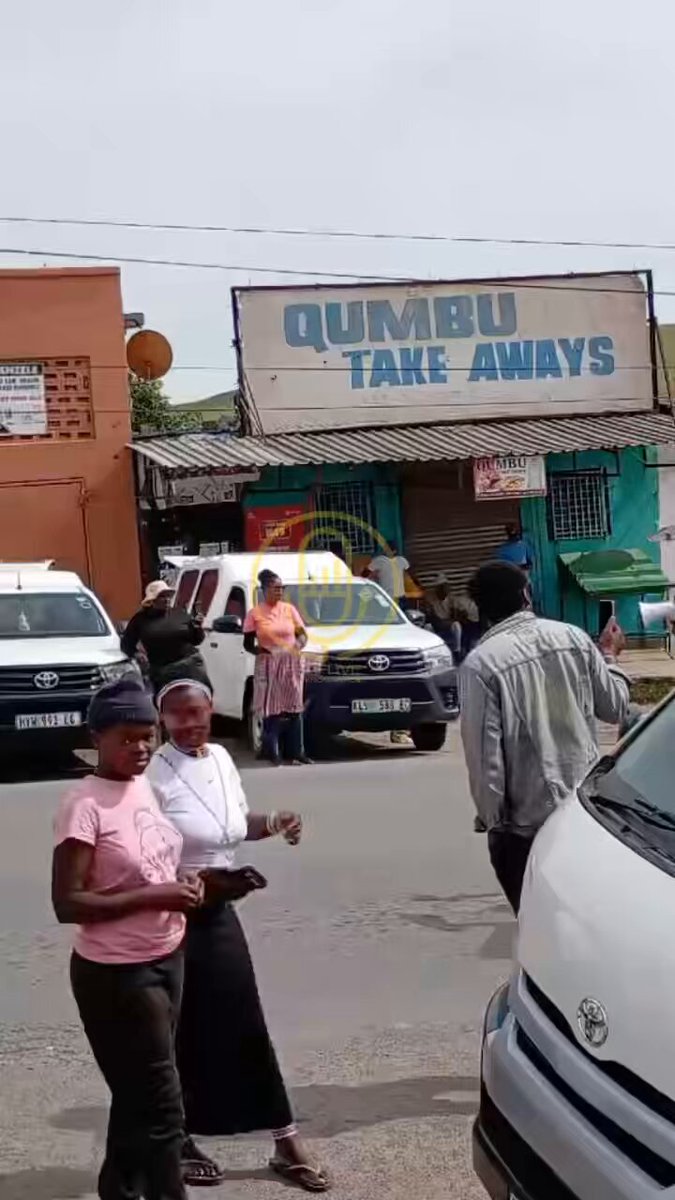 Young and Old South African citizens are marching against illegal foreigners in Qumbu, Eastern Cape.