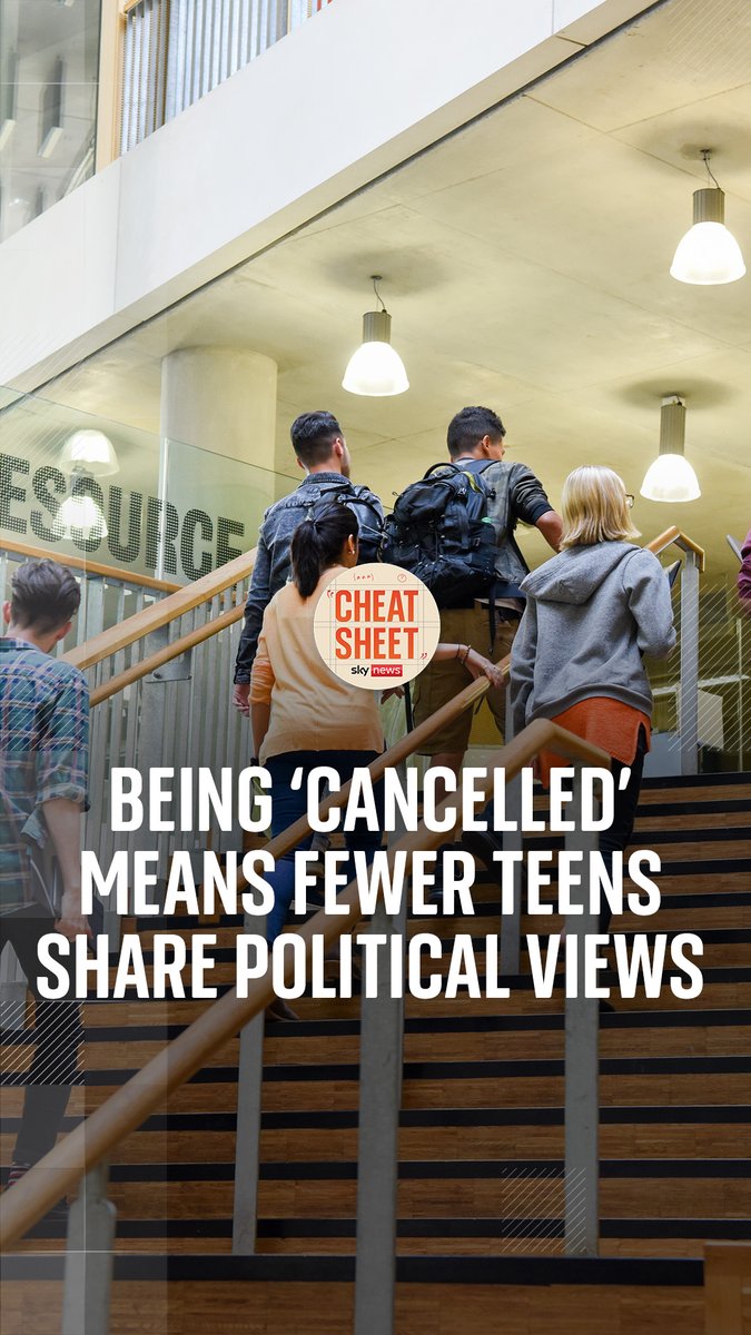 22% of teenagers don’t share their political views over fears of being ‘cancelled’. Sophy Ridge & Wilfred Frost discuss whether this is a big issue. 🎧 Listen to Cheat Sheet wherever you get your podcasts ⬇️