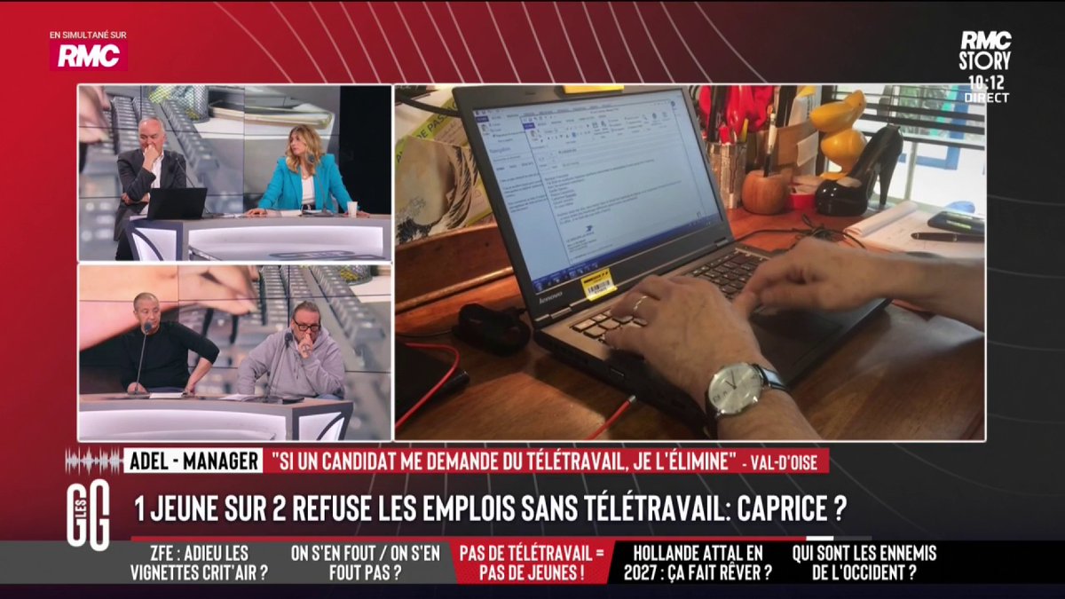 📞 Adel, manager, au 3216 : "9 fois sur 10 en entretien, on me parle du télétravail. Si un candidat me le demande, je l'élimine directement. Au début, tu apprends, tu crées des liens. La présence, c'est essentiel. Après pourquoi pas." #GGRMC