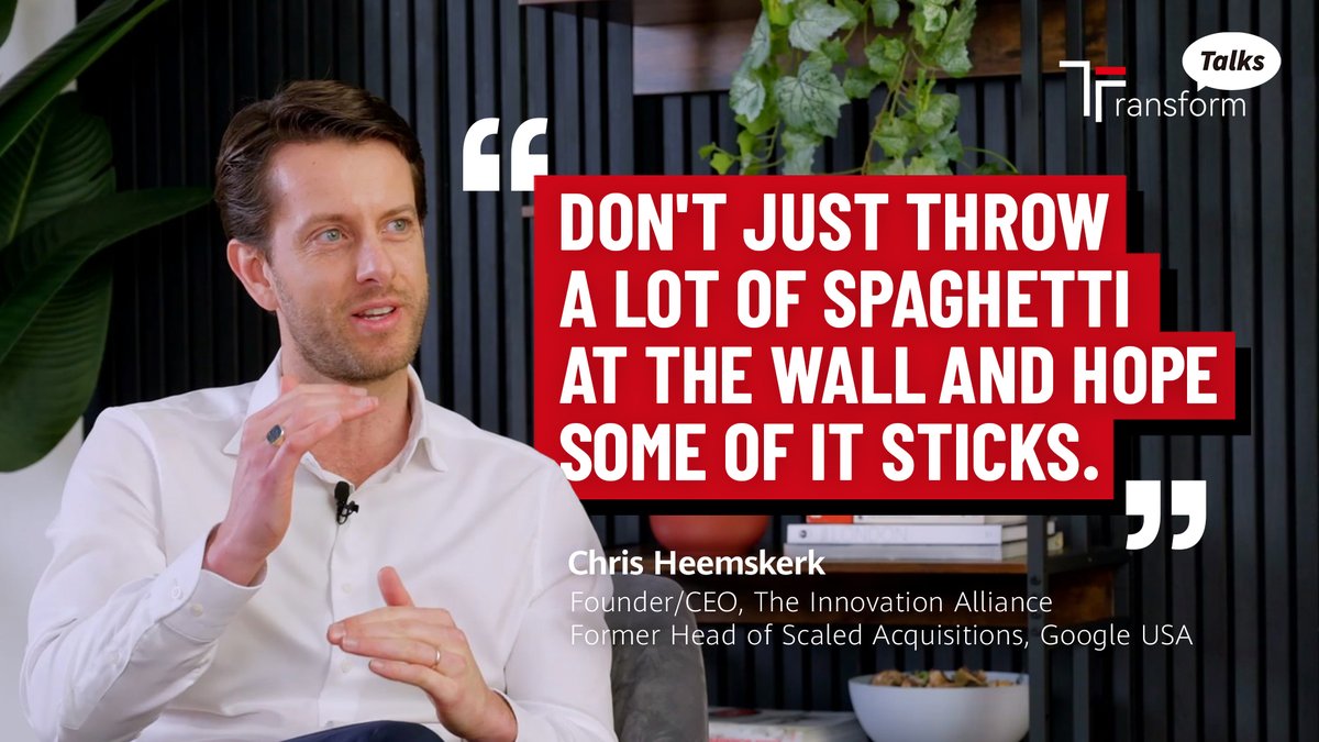 In a Huawei Transform Talks interview, Chris Heemskerk, Founder & CEO of The Innovation Alliance and former Head of Scaled Acquisitions at Google, shares perspectives on AI. He says companies need a clear strategy, not scattered pilot projects, to turn AI into a business driver.