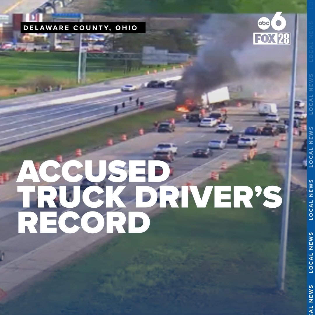 Records connected to a commercial truck driver charged in a deadly interstate construction-zone crash are raising new questions about how safety information is tracked and shared — and why a previous crash does not appear in his federal profile.