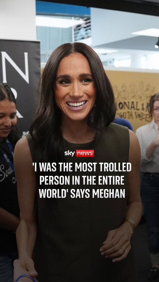 The Duchess of Sussex said she was 'bullied and attacked' for 10 years on social media during a visit to a mental health charity in Australia. The Duke and Duchess of Sussex were speaking to young people about the effects of social media