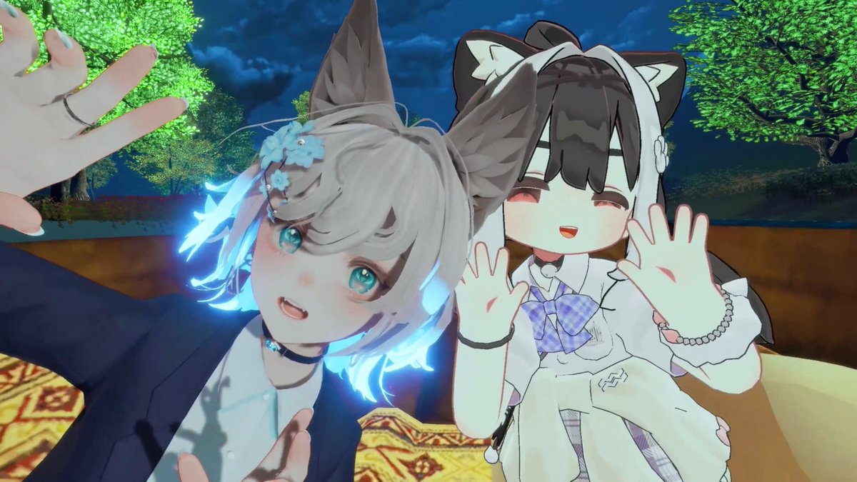楽しすぎてずっとふざけてる二人☺️