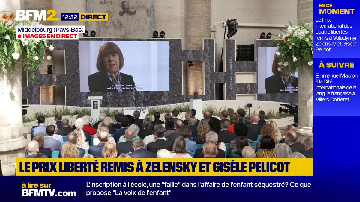 Gisèle Pelicot: "J'ai la conviction profonde que vaincre les violences sexuelles et de genre est possible mais ce combat est générationnel" #BFM2
