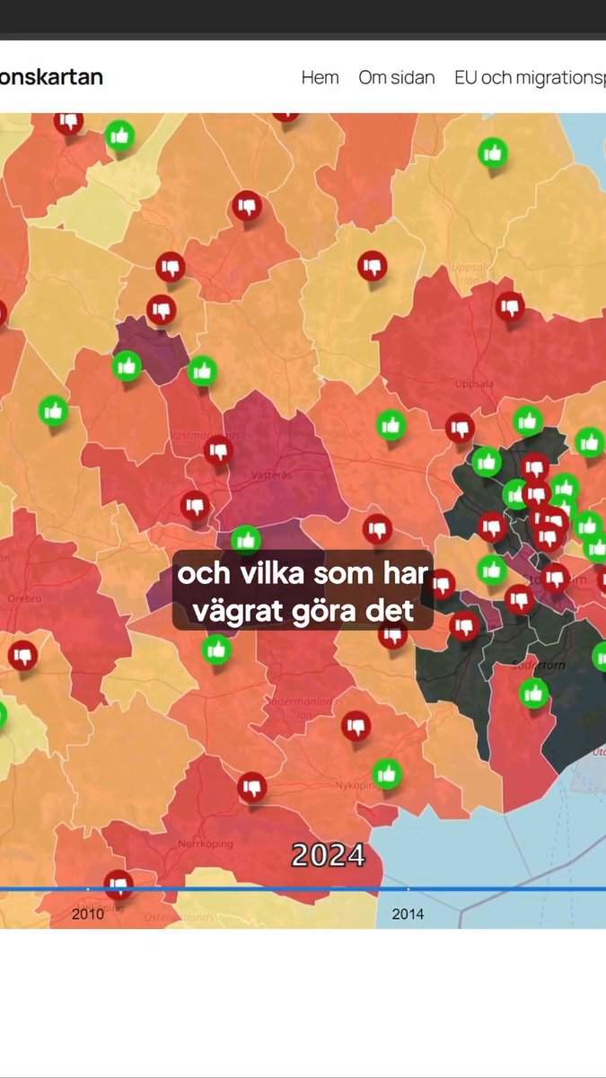 Nu lanserar vi Migrationskartan 2.0 ✅ Se vilka kommuner som tackat ja eller nej till att träffa regeringens samordnare för frivillig återvandring. ✅ Nya ikoner visar var utsatta områden finns. Besök och dela länken med vänner, grannar och kollegor.