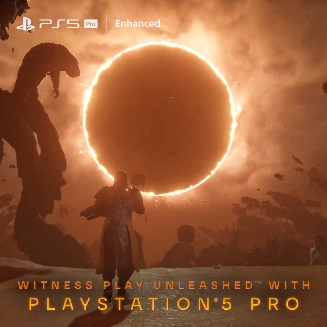 Saros 🤝 PSSR Experience sharper visuals on PS5 Pro when you dive into Saros on April 30. Full Details: