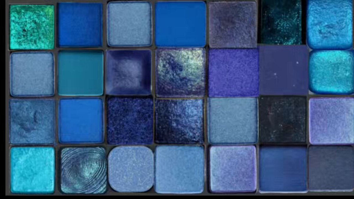 i love music in blue
