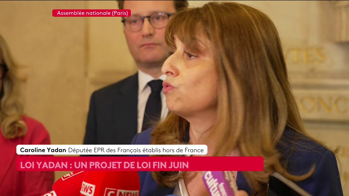 🔴 🗣 Loi Yadan : "Je me réjouis que notre groupe ait pu obtenir que le gouvernement continue à s’occuper de ce sujet", affirme la députée Caroline Yadan. Le texte initial du projet de loi contre l’antisémitisme vient d’être retiré par les députés macronistes. #canal16
