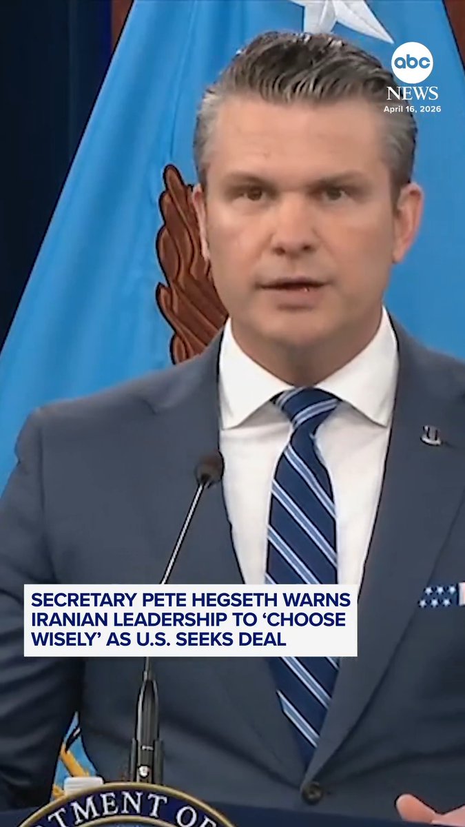 Secretary Pete Hegseth issued a new warning to the Iranian regime at a Pentagon press briefing on Thursday, telling them to "choose wisely" and to reach an agreement with the U.S. to permanently end the war. "We are only getting stronger," Hegseth said.