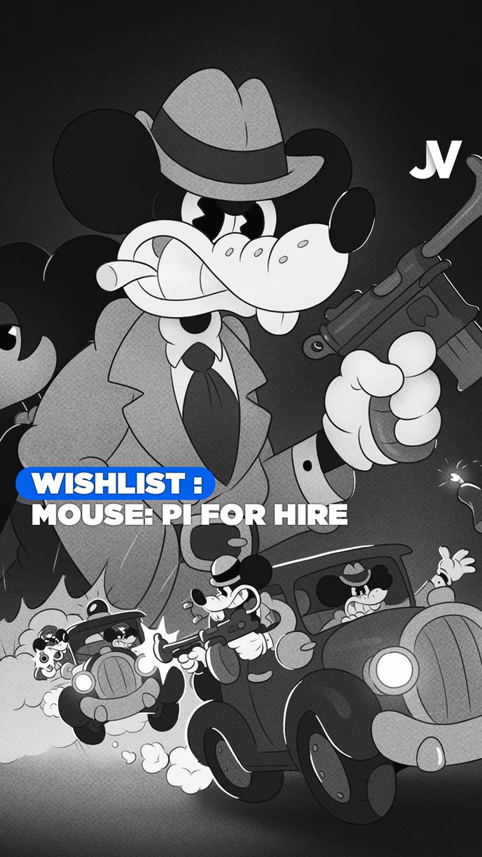 Mouse: P.I For Hire est disponible aujourd'hui ! Vous êtes mis dans la peau d'un détective dans une esthétique de vieux cartoon avec un gameplay défouloir et une bande-son jazzy.