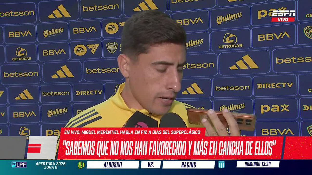 🗣️Miguel #Merentiel: "Sabemos que el arbitraje NO nos ha favorecido, más en cancha de ellos".