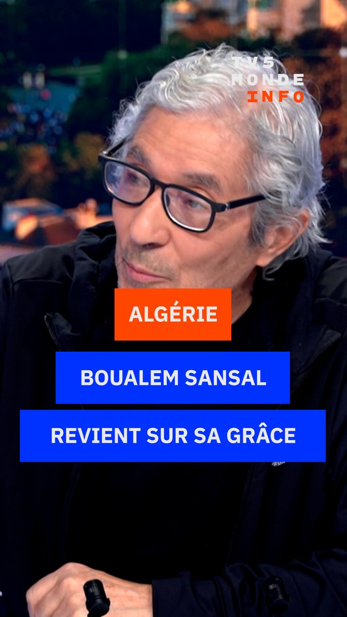 🇩🇿 Après un an passé en prison en Algérie, l'écrivain Boualem Sansal revient sur la grâce présidentielle d'Abdelmadjid Tebboune, qu'il dit avoir initialement refusée. Désormais, il exige une révision de son procès et entend "attaquer en justice" le président algérien.