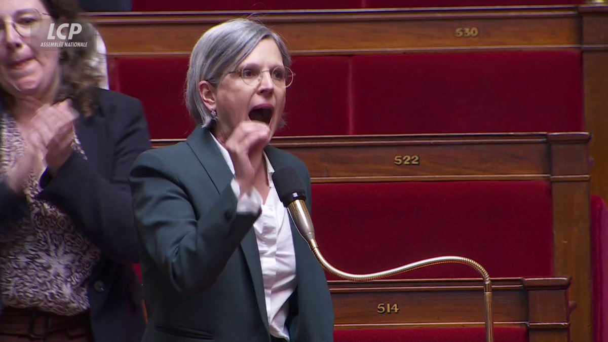 .Sandrine Rousseau interpelle elle aussi Laurent Nuñez à propos des révélations de Mediapart : "La question que je vous pose c'est quel sens ont pour vous les termes de liberté individuelle, d'Etat de droit et de respect des parlementaires ?" #DirectAN