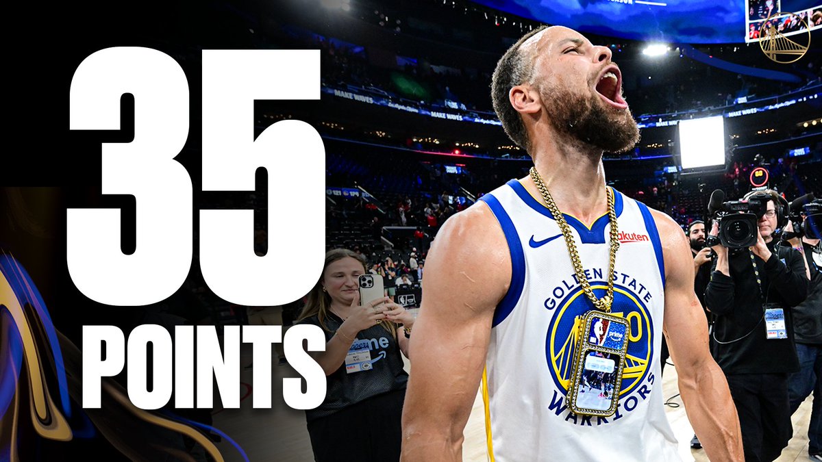 When the lights are bright, Stephen Curry knows how to put on a SHOW 📽️
