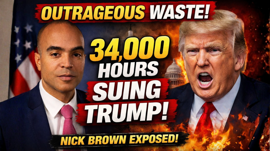 Washington's attorney general burned through 34,000 taxpayer-funded staff hours suing the Trump admin. — in just six months. That's 58 lawsuits, $15 billion in disputed funding, and an office that won't tell you what it all cost. Does that sound like accountability to you?