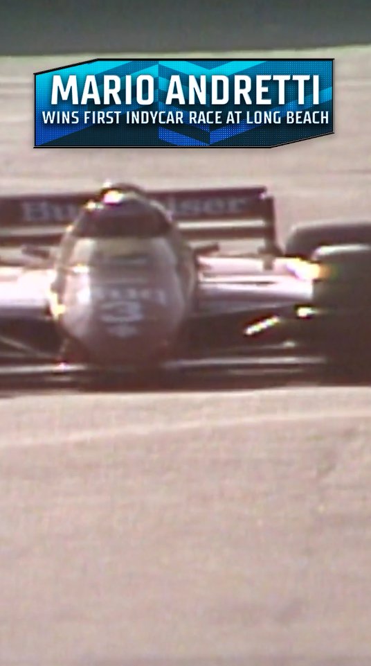 Mario Andretti took the checkered flag at the first INDYCAR Grand Prix of Long Beach in 1984.