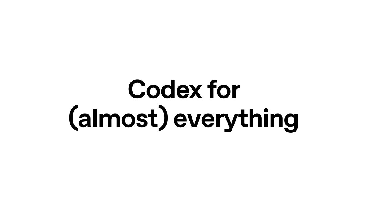 Codex for (almost) everything. It can now use apps on your Mac, connect to more of your tools, create images, learn from previous actions, remember how you like to work, and take on ongoing and repeatable tasks.