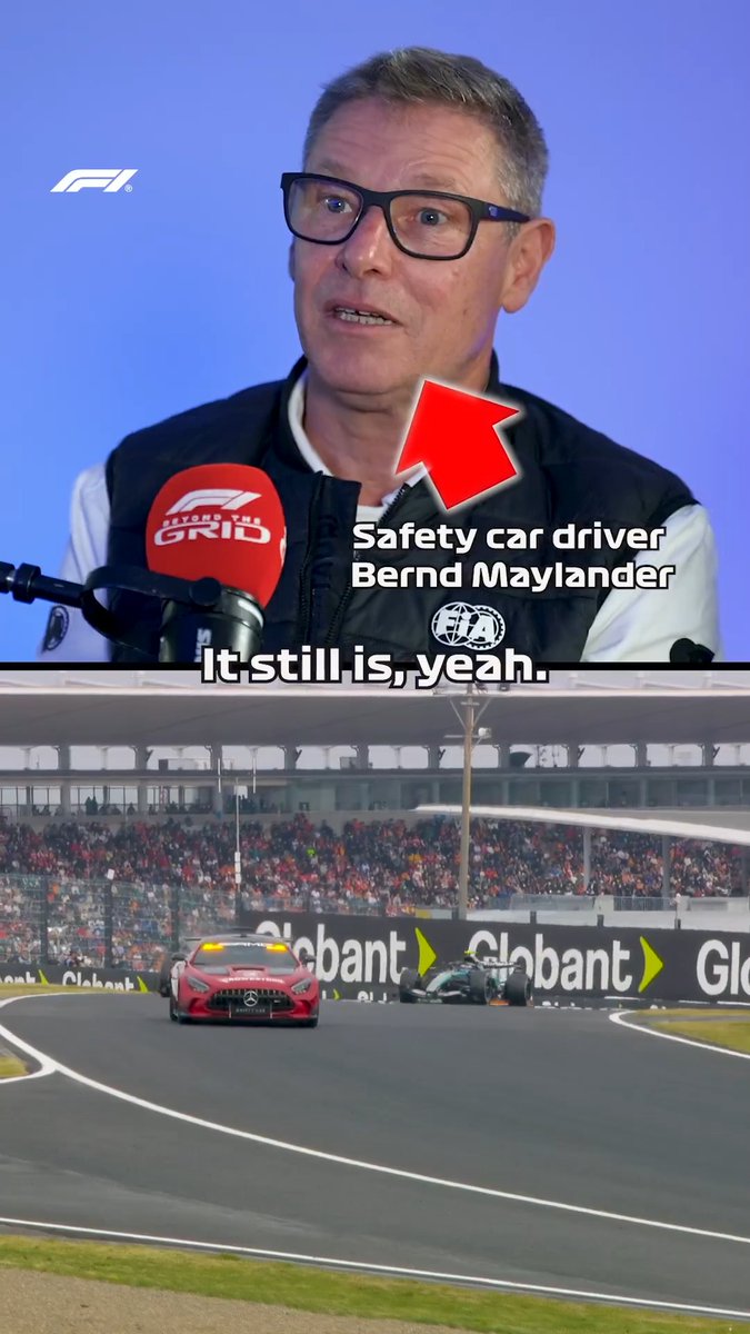 What is it really like behind the wheel of the Safety Car? ⚠️👀 Find out in the latest episode of Beyond The Grid as Tom Clarkson catches up with Bernd Maylander, after more than 500 races as the Safety Car driver 😮💨 #F1