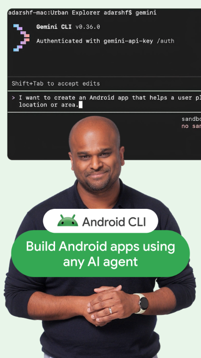 1️⃣ We’re bringing back Android CLI. It’s a lightweight, programmatic interface that allows you to leverage any agent of your choice for Android development. In our tests, it made tasks 3x faster and reduced LLM token usage by over 70%. Try it out →