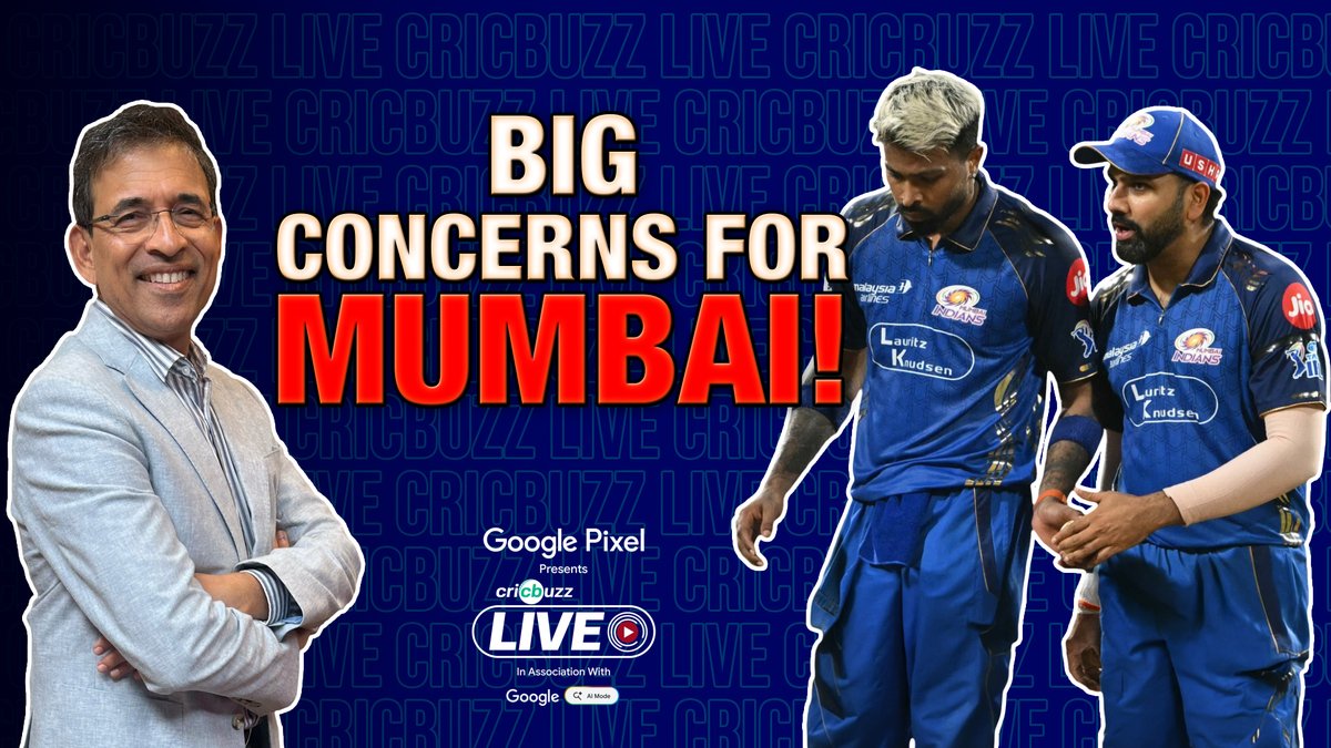 Mumbai in BIG Trouble? What’s Going Wrong!” Harsha Bhogle &amp; Joy Bhattacharjya discuss on Cricbuzz Live Google India #IPL2026 #MI