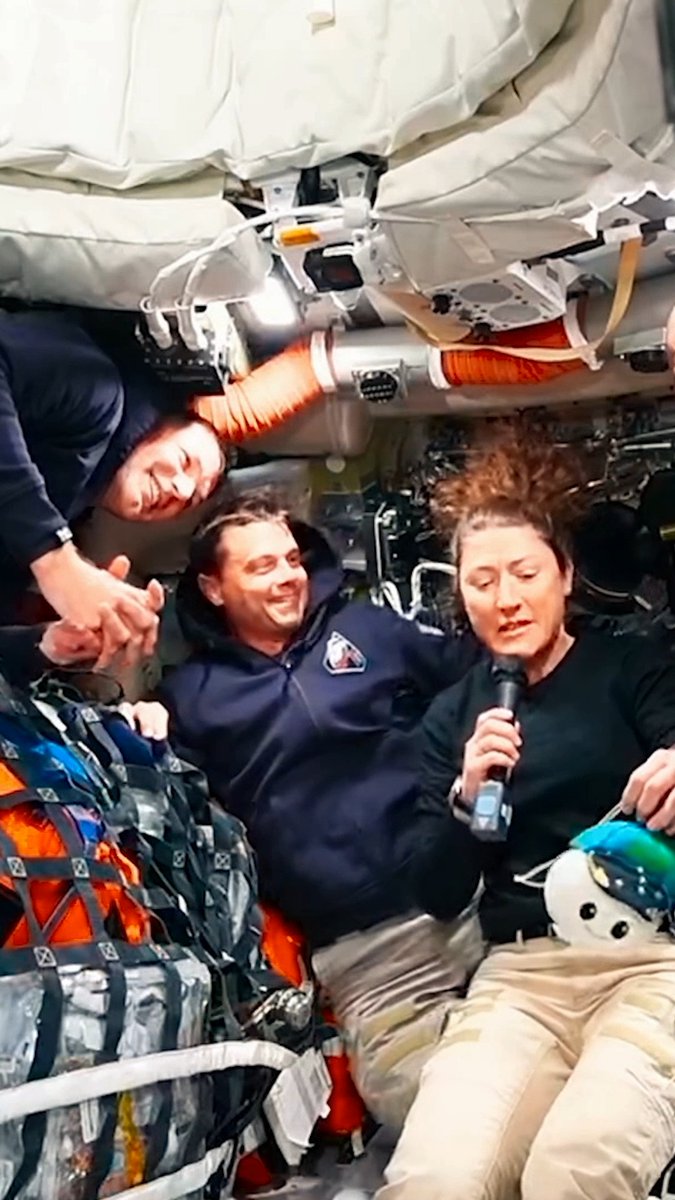 Training for a mission also includes setting up the universal waste management system. Having a toilet break in space requires a special kind of plumber. See every challenge this crew faces in Artemis II: To the Moon and Back, premiering tonight 8P on Discovery. #ArtemisIIToTheMoonAndBack #NASA
