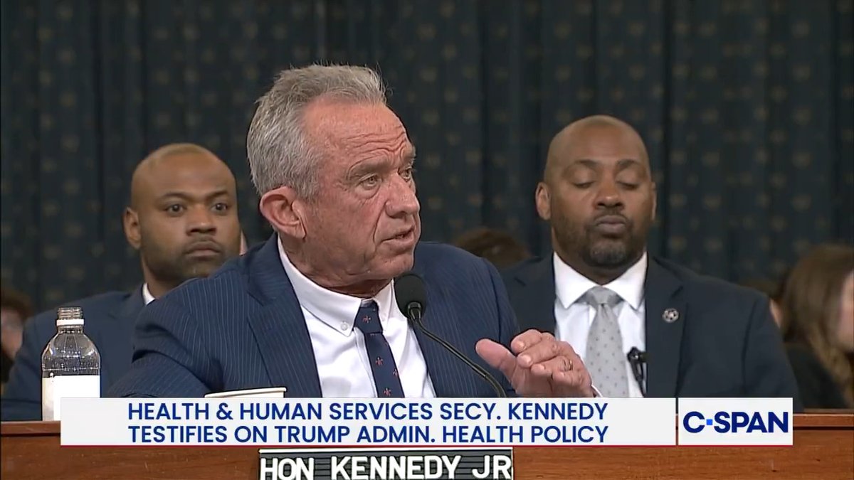 Q: "Could you expand on the agency's efforts to further address microplastics and PFAS contaminants in our food and water?" Kennedy: We're putting $140 million into the STOMP program. The average American now has a teaspoon of microplastics in his brain.