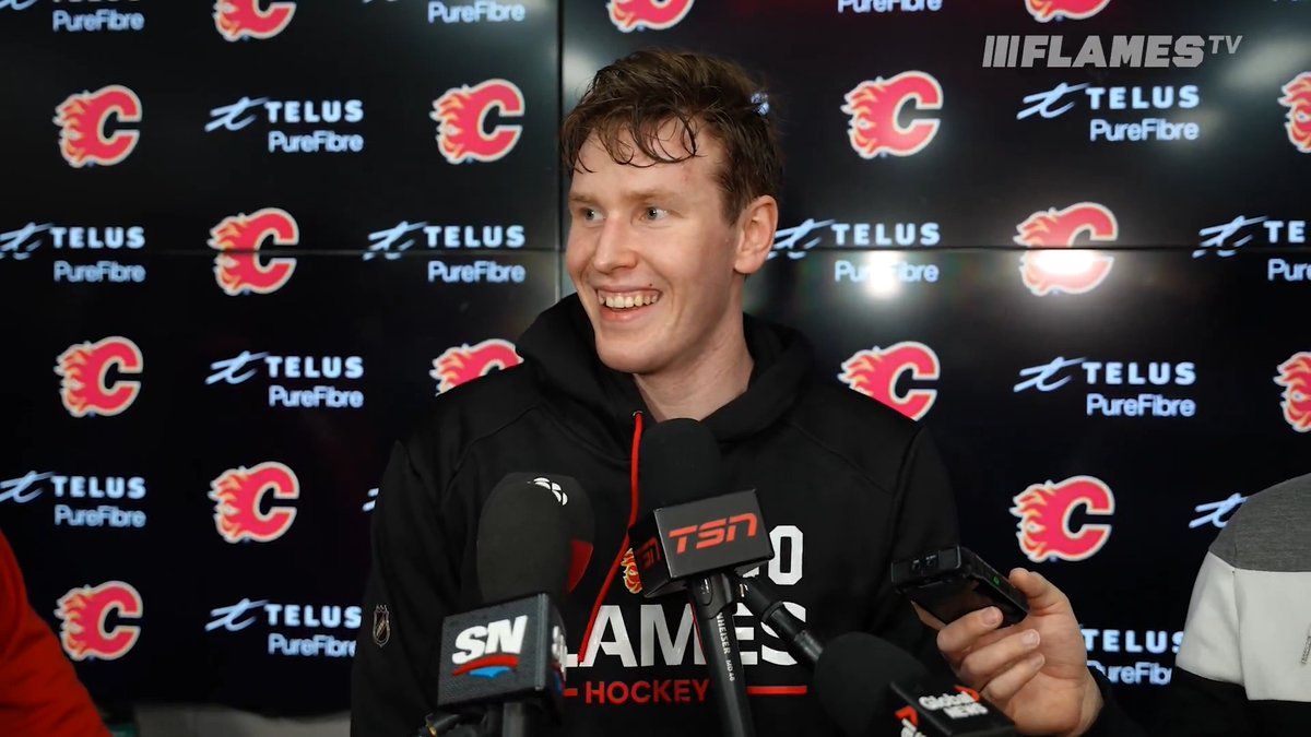 "It's something you'll remember forever." Arsenii Sergeev looks ahead to making his NHL debut tonight against the Kings.
