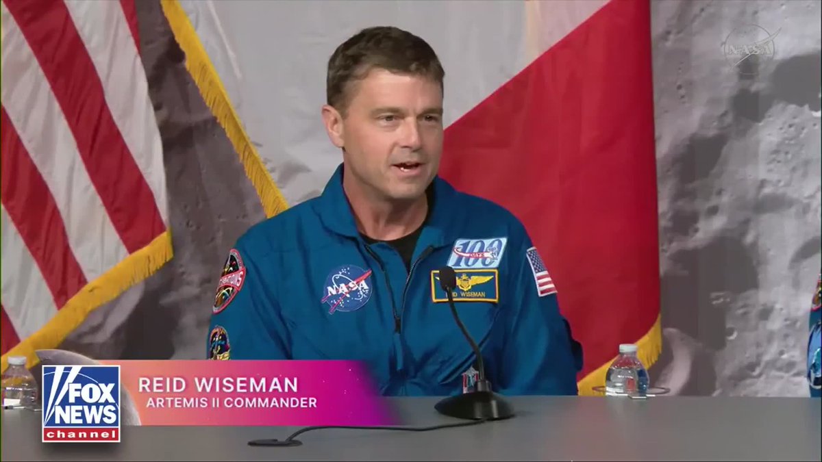 HAPPENING NOW: Artemis II Commander Reid Wiseman delivers a heartfelt message to the rest of his crew after their historic space mission: "This was an unbelievable adventure, and it was made possible by this crew and the support of each other throughout the whole thing.” “We are bonded forever. I mean, that's the closest where humans can be and not be a family, so it was just an amazing adventure. And every single person on that crew lifted each other up the entire time.”