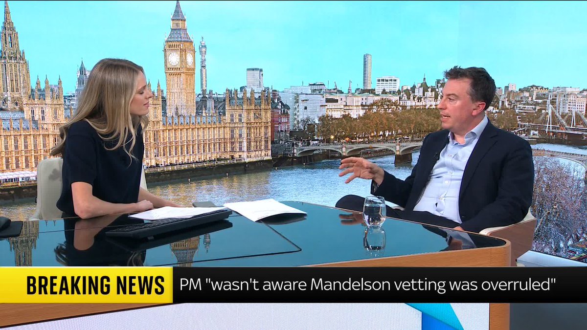 "The charge essentially is that there was a hear no evil, see no evil approach to this appointment." Sky's Sam Coates Sky unpacks the fallout of whether or not Keir Starmer had misled MPs over the vetting process of Peter Mandelson. 📺 Sky 501