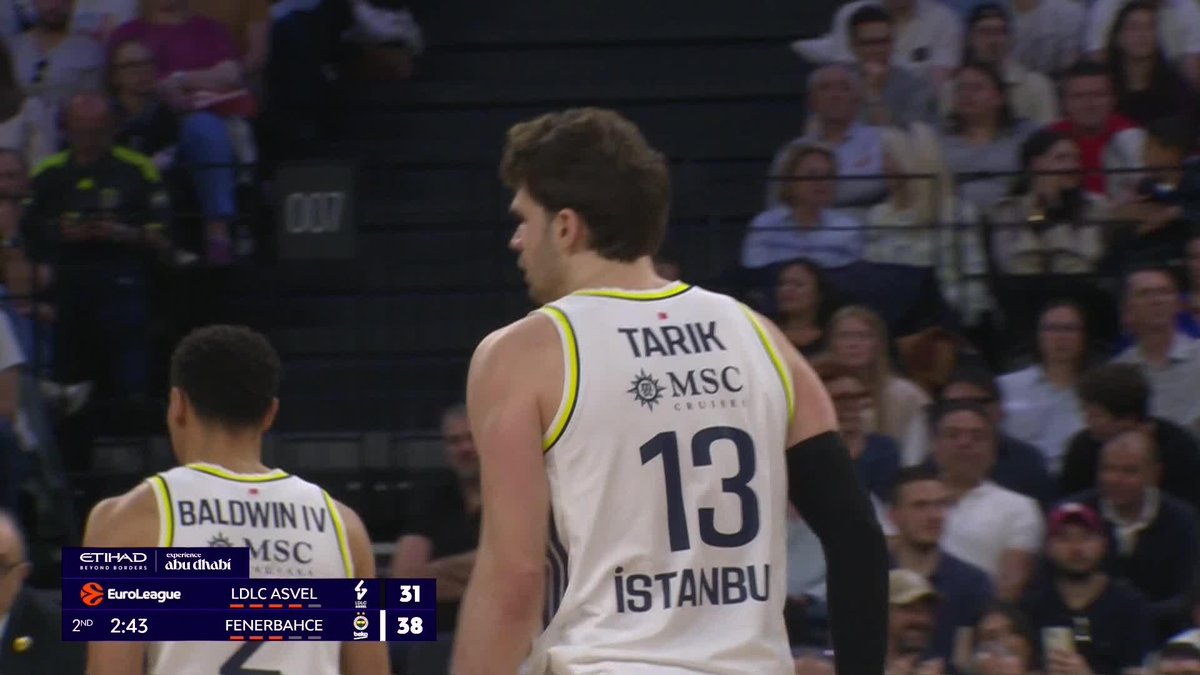 Tarık Biberovic, maçta çift haneye ulaşan ilk oyuncu oluyor! 🌶️ Fenerbahçe Beko 🟡🔵