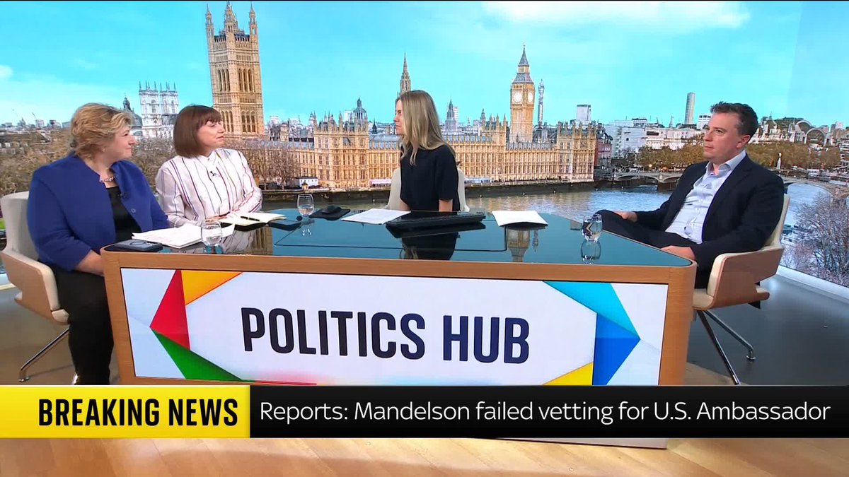 "If the vetting was overridden, who overrode it?" Foreign Affairs Select Committee chair Dame Emily Thornberry tells Ali Fortescue they're only being told 'half of the story' around Peter Mandelson's vetting process. 📺 Sky 501, Virgin 602