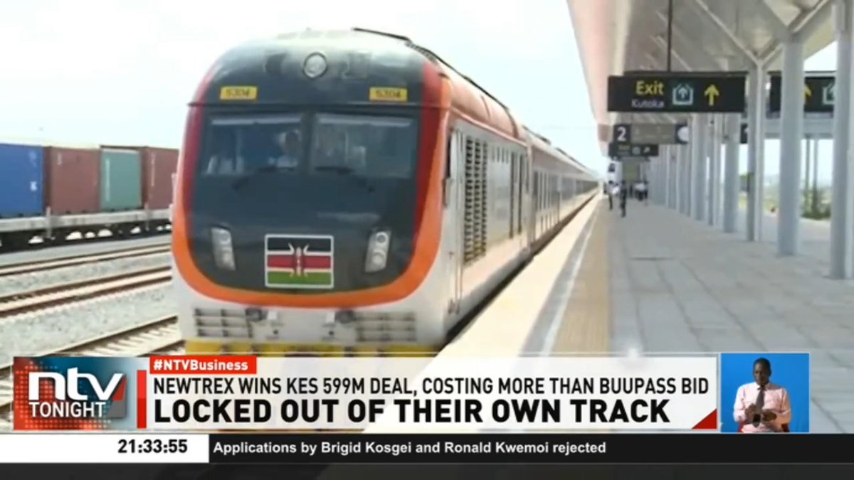 Locked Out of Their Own Track: President Ruto has directed Information and Communication CS William Kabogo to protect BuuPass Tech company from bullying in a Sh600 million SGR ticketing tender. #NTVTonight Branji