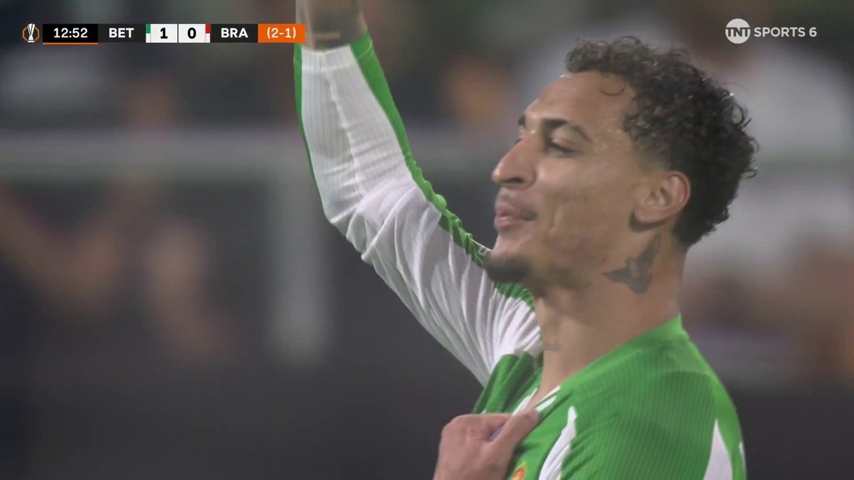 Antony rises highest to head Real Betis into the lead… and ahead on aggregate 👏 📺 Stream with TNT Sports on HBO Max