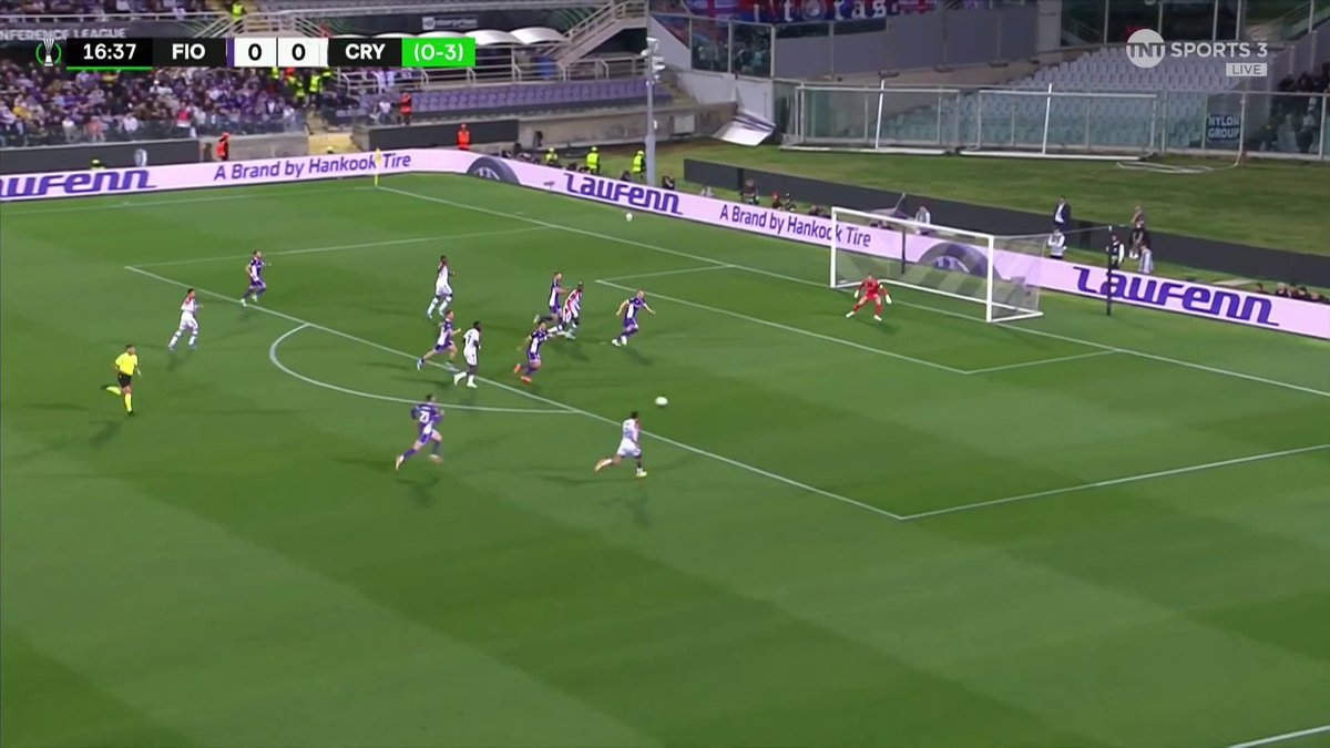 Ismaïla Sarr gives Palace the lead on the night, and makes it 4-0 on aggregate 🔥 📺 Stream with TNT Sports on HBO Max
