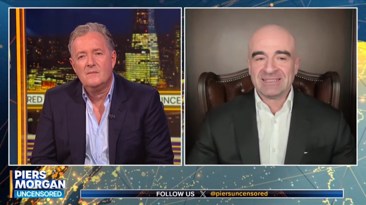 "I can't speak for the other side... I wouldn't want to steal from Mr Trump, would you?!" Bafel Talabani responds to Trump’s allegation that Kurdish militias stole U.S-supplied weapons intended for Iranian protesters. 📺 Piers Morgan | Bafel Jalal Talabani