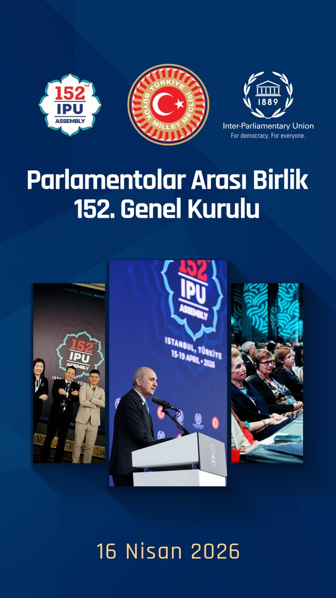 Türkiye Büyük Millet Meclisimizin ev sahipliğindeki Parlamentolar Arası Birlik (PAB) 152. Genel Kurulu müzakerelerle sürdü.