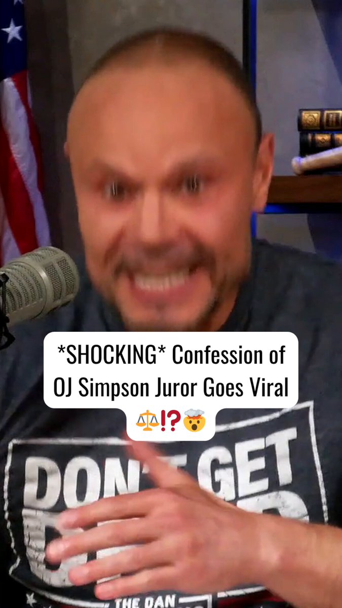 *SHOCKING* confession of OJ Simpson juror goes viral. Dan Bongino explains how this relates to Democrats today 👇