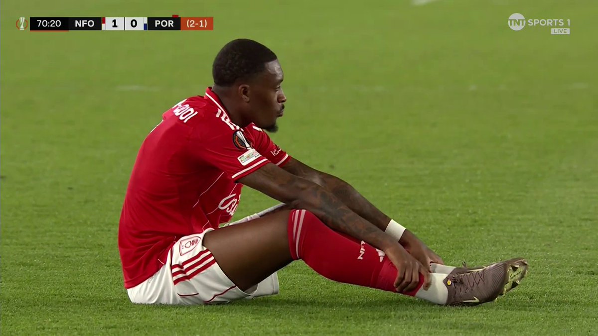 Big blows for Forest ๐ Callum Hudson-Odoi and Murillo are both forced off with injuries. ๐บ Stream with TNT Sports on HBO Max