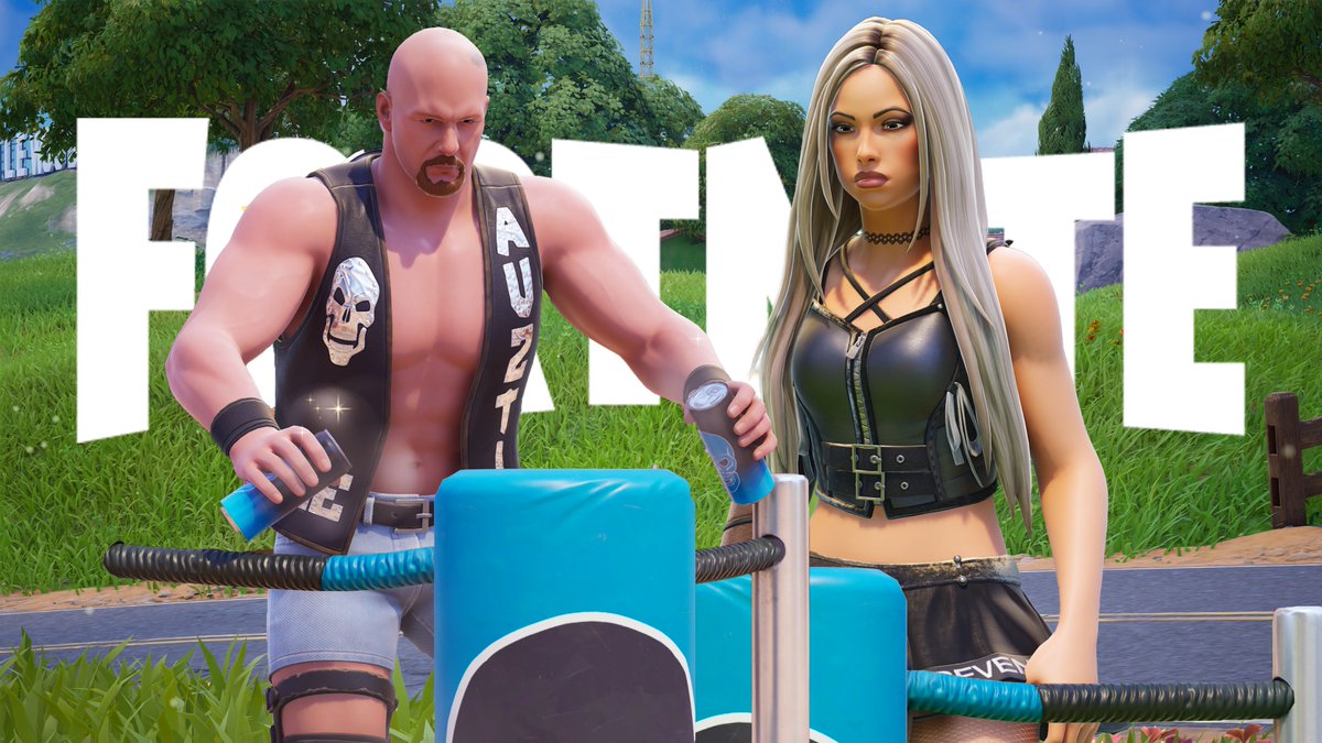 Showcase of WWE's Stone Cold Steve Austin and Liv Morgan, available tonight! #SponsoredByEpic