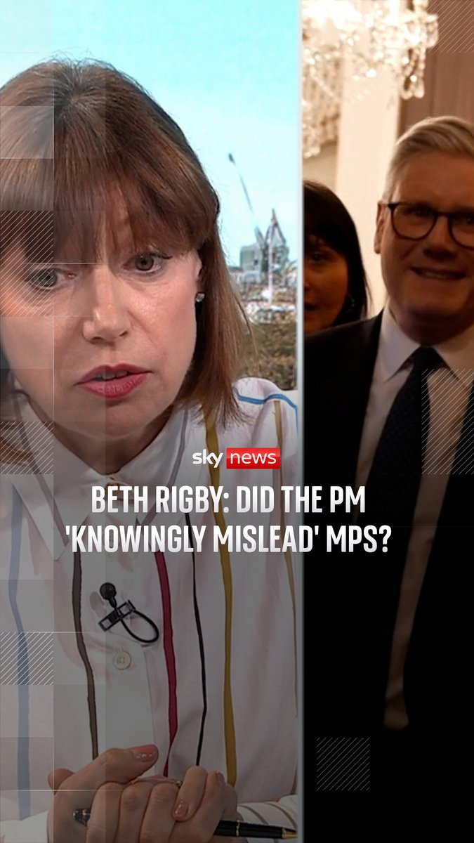 Sky's Political Editor Beth Rigby understands that Sir Keir Starmer will go to the House of Commons on Monday to correct the record about the vetting of Peter Mandelson for the US ambassador role. Downing Street has said in a statement that the prime minister was not aware that Peter Mandelson failed his security vetting.