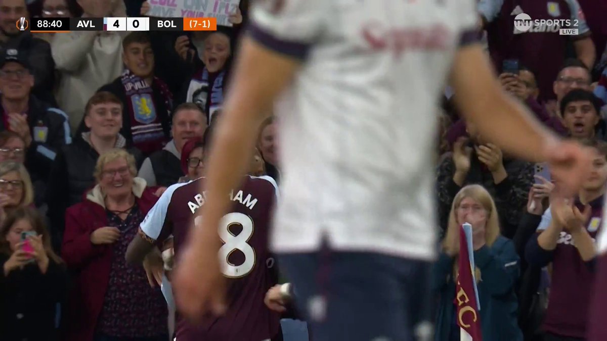 A beautiful finish from Konsa puts Aston Villa 4-0 up on the night ⚽ 📺 Stream with TNT Sports on HBO Max